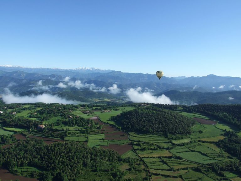 La Garrotxa from the air