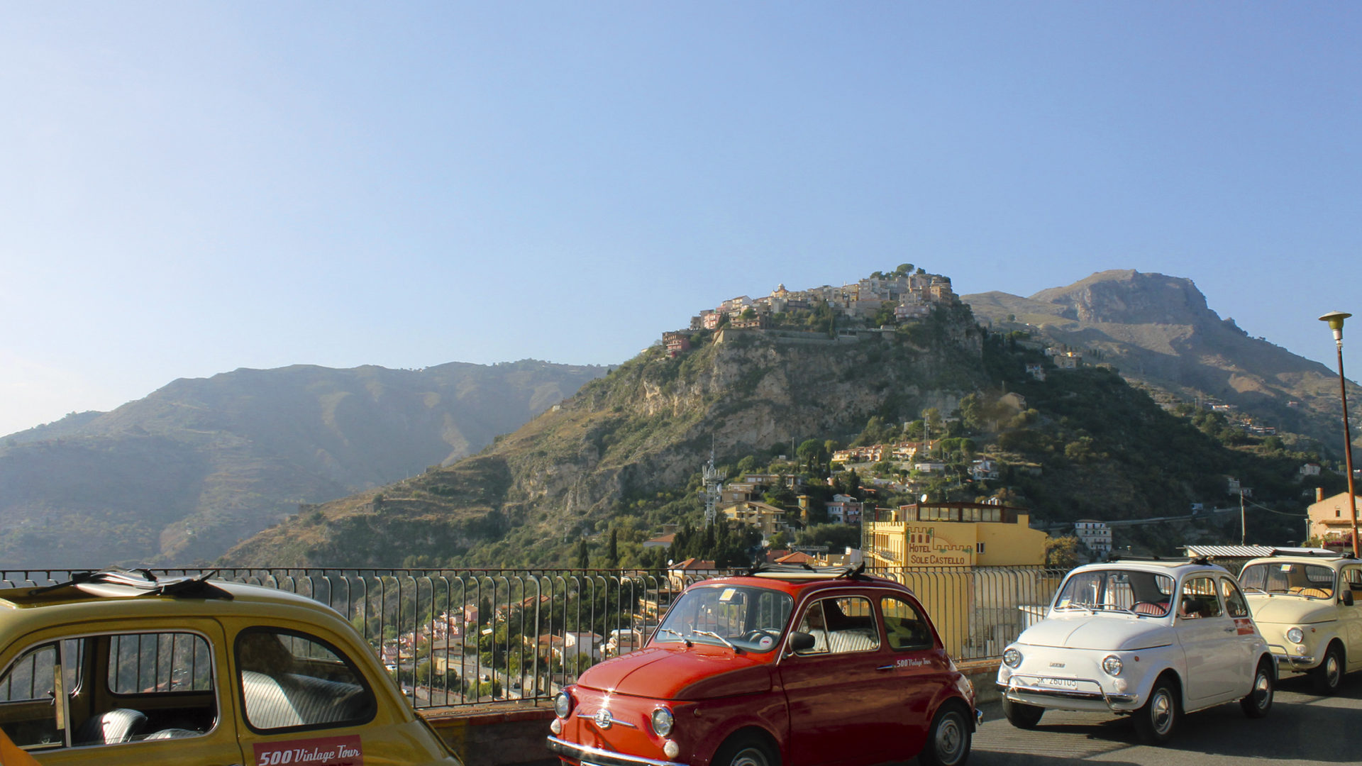 Sicily in a Fiat 500