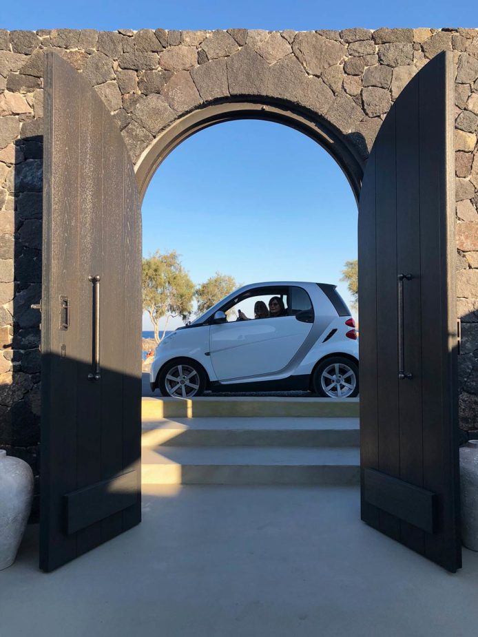 ana travel story santorini