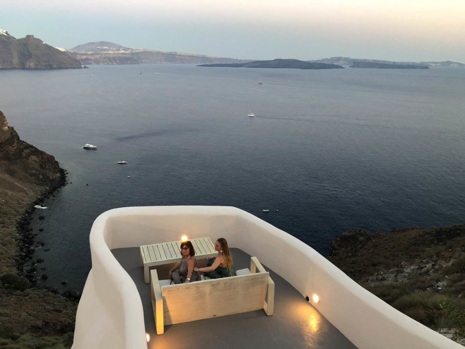 ana travel story santorini