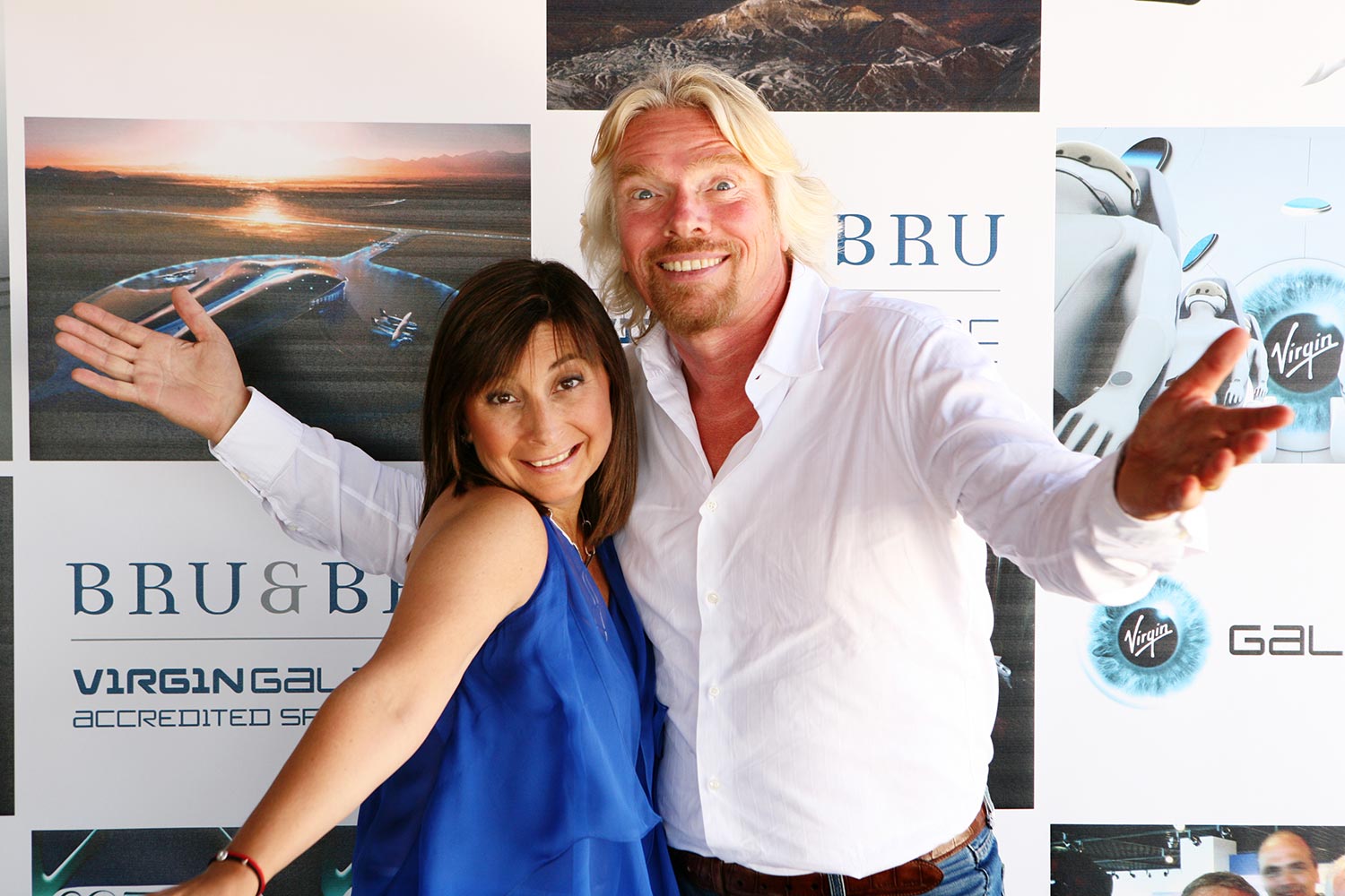 Bru & Bru agencia de viajes, fiesta para Richard Branson de Virgin Galactic, 2009
