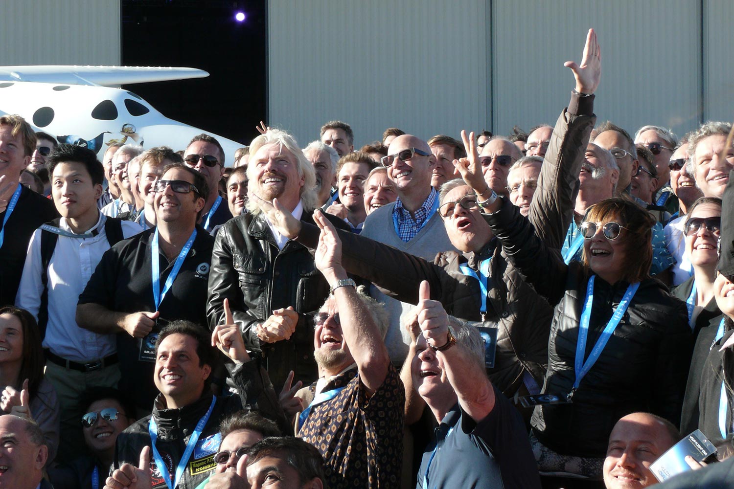Bru & Bru agencia de viajes, Ana Bru con Richard Branson de Virgin Galactic, 2013
