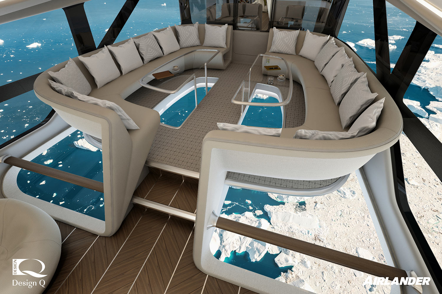 Bru & Bru agencia de viajes, OceanSky Cruises, vuelos en dirigible al Polo Norte. HAV y Design Q