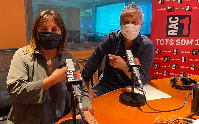 Entrevista a Ana Bru, de Bru & Bru, en RAC1 con Albert Om. Futura astronauta de Virgin Galactic